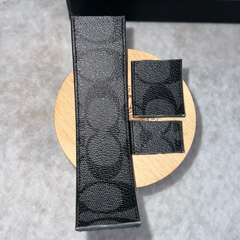 COACH Calf Leather Belt Material! NEW & NEVER used. Cut from new belt (COPY)